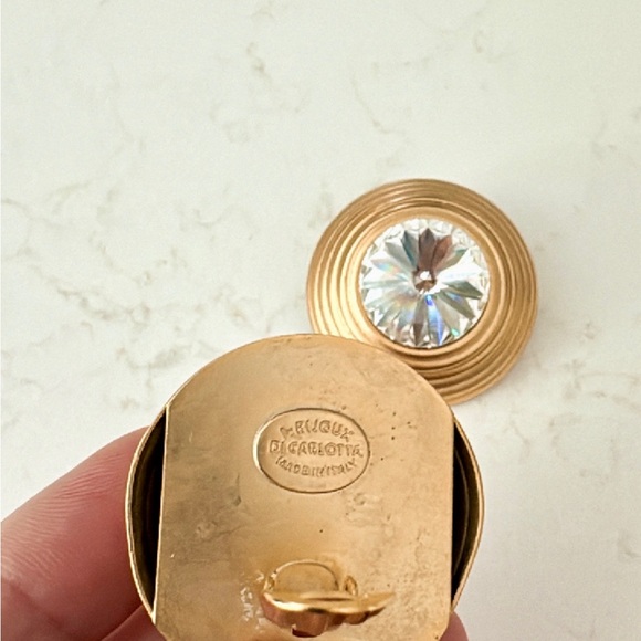 Vintage Carlotta Bijoux Statement Earrings, French Designer Earrings - Picture 6 of 15